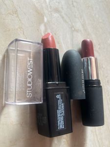 Swiss Beauty and studiowest Lipsticks