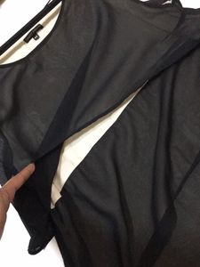 Black Layered Party and Dinner Dress