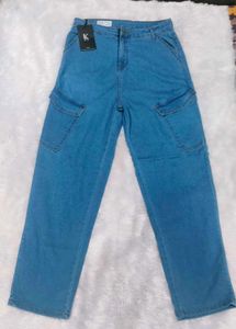 ✅KOTTYs Brand New Wide Leg High Rise Cargo Jeans✅