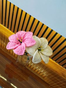Pack Of 2 Colour Crochet Lillies