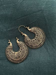 Boho Chic Silver Earrings