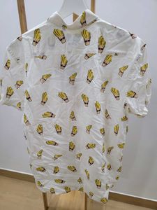 Funky Cartoon Print Shirt