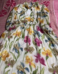 Floral Print Women Stylish And Trendy Dress