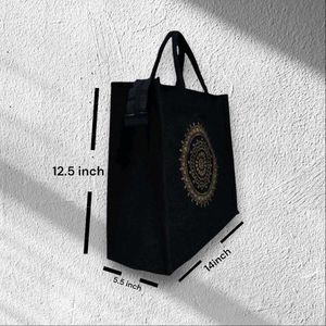 Beautiful Black Canvas Bags Combo For Women