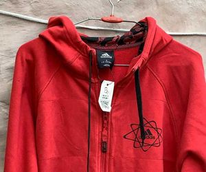 Adidas orignal with tag Red Zip-Up Hoodie