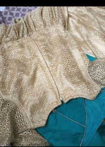 Elegant Gold Ethnic Gown
