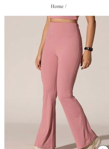 Dusty Rose Flare Leggings
