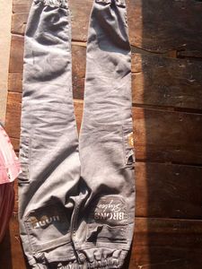 Boys Grey Cargo Pants