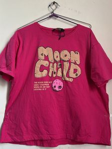 Pink Moon Child Graphic Tee