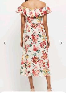 Max Women Off-white Printed Dress