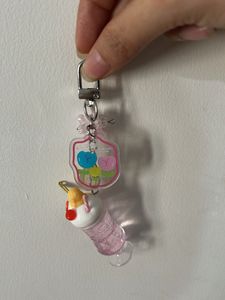 Pink Soda Ice-cream Keychain 🩷