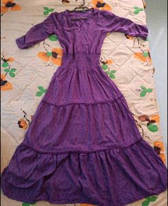 💜Zudio Purple  Maxi Dress💜