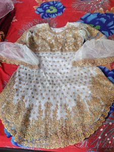 HEAVY NET PAKISTANI EMBROIDERY DRESS