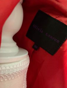 Olivia Lauren Red Long Jacket Looks Fabulous