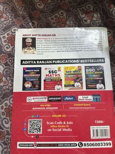 SSC Maths Book - Aditya Ranjan Sir