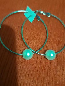 Pearl Hoop Earrings