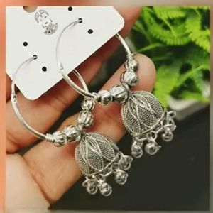 Silver plated earrings