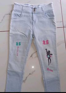 Embroidery Work Slim Fit Jeans