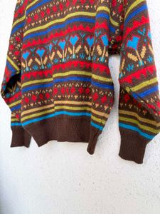 Vintage Patterned Sweater