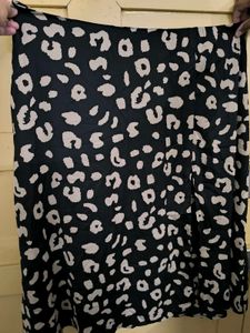 Animal Printed Plus Size Skirt