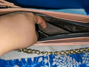 Nude Pink Sling Bag For Girls