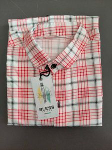 Bless Men Shirts Plaid XL