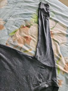 Diesel Gray Skull V-Neck Tee