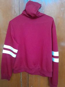 Maroon  Shein Hoodie, Unisex