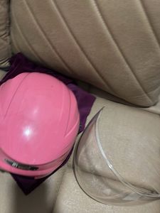 Pink Motorcycle Helmet