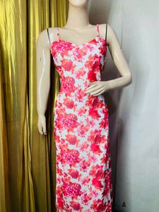 Floral Print Maxi Slip Dress