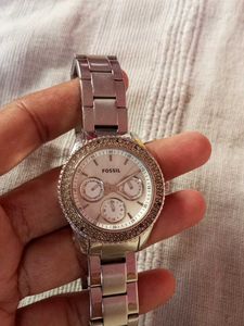 Fossil Orignal Analog Silver Women Watch