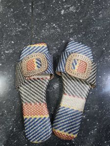 Chic Woven Slides