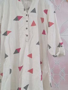 Beautiful Off White Westside Kurti