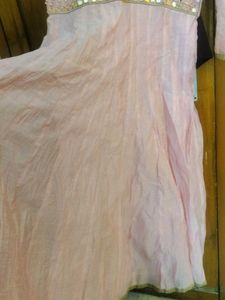 Pink Embellished Anarkali Dress