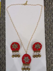 Beautiful Red Necklace Set