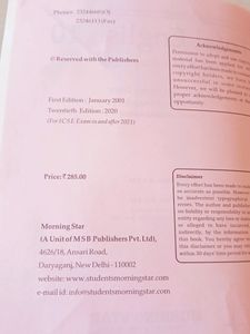 TOTAL ENGLISH ICSE (Class X)