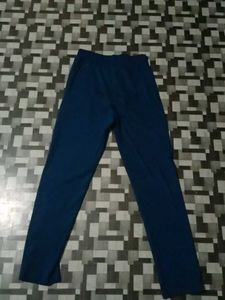 Blue Casual Pants