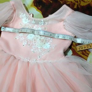 Fluffy Butterfly Long Frock