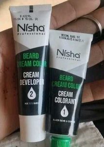 Nisha Beard Color Cream Developer