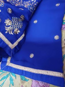 Blue Saree