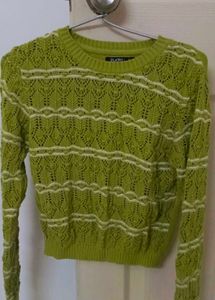 Green Knit Sweater