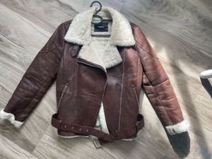 Faux Leather Fur Jacket