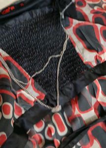 Animal Print Party Top For Women