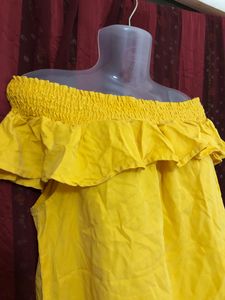 Pimkie Yellow Stylish Top