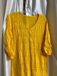 Mastard Sequins Kurta