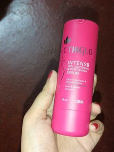 ethiglo lightening serum and facewash comb