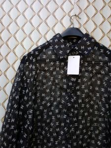 New With Tag Baggy Sheer Korean Cc Shirt