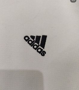 Adidas White Pullover Sweatshirt