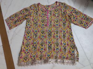 Floral Print Kurta Set