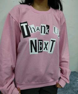 Pink &#39;Thank U, Next&#39; Sweatshirt